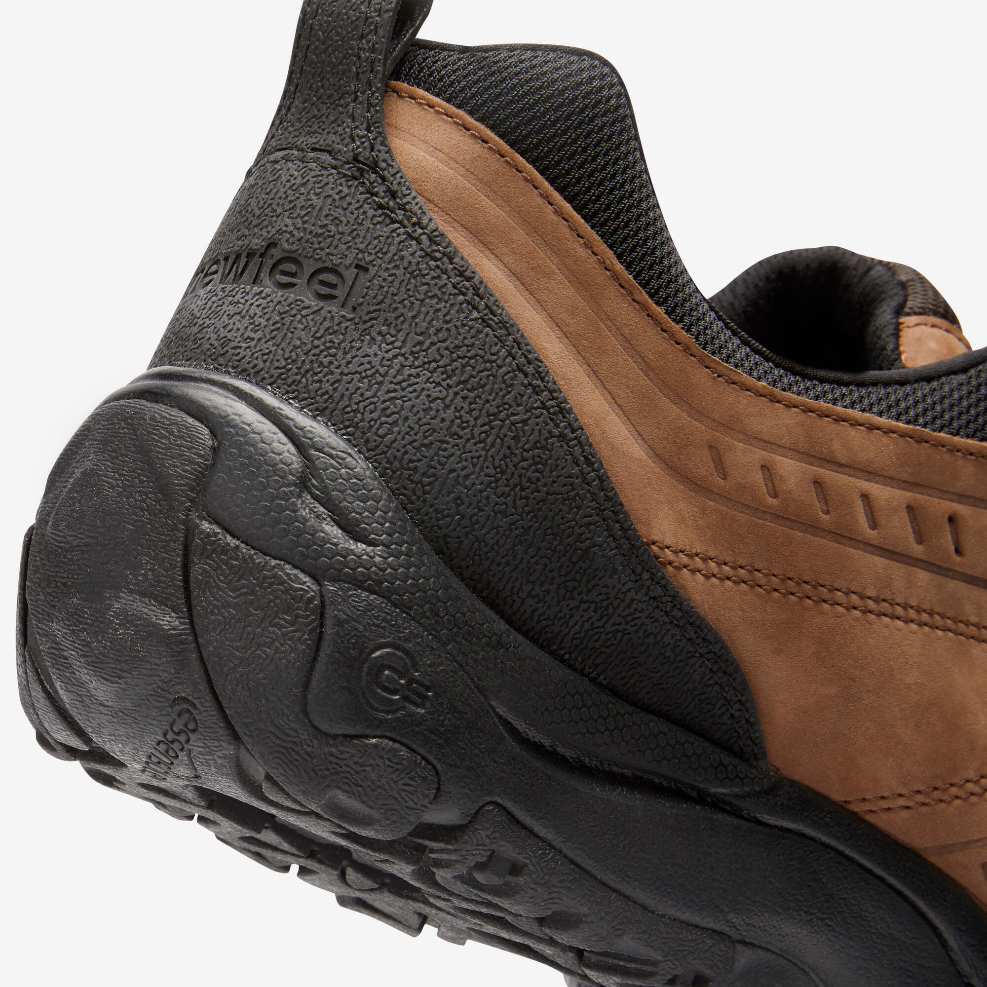 Nakuru Comfort Men's Urban Walking Leather Shoes - brown 5/8