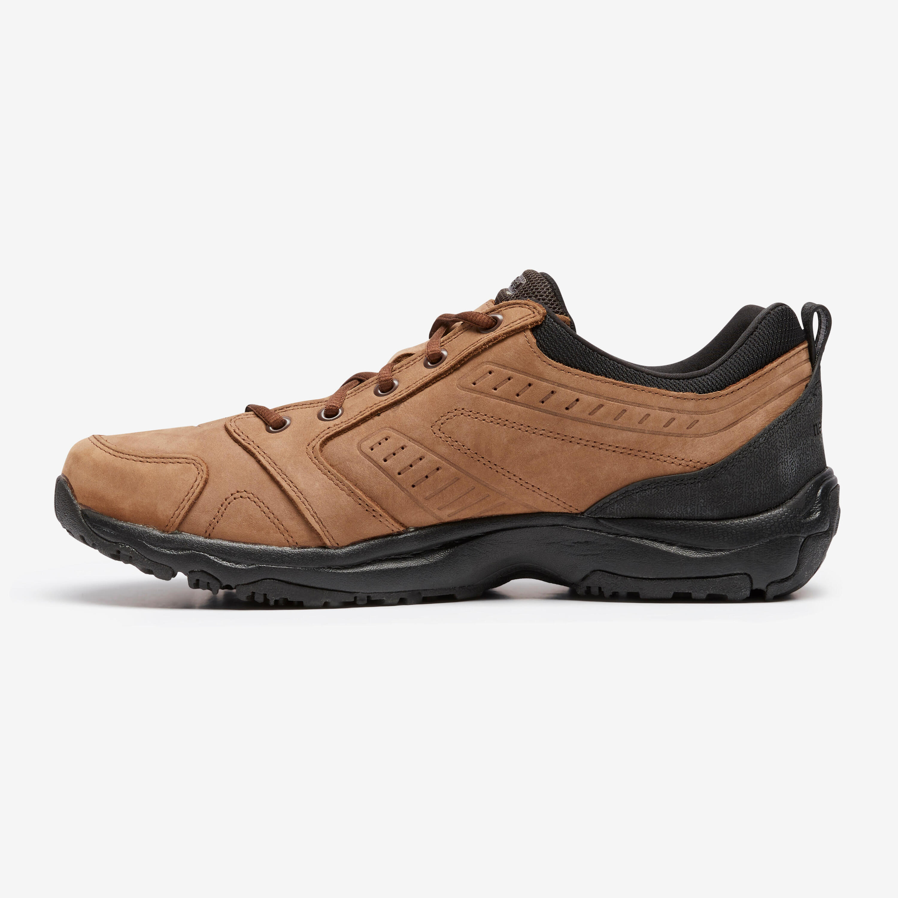 Nakuru Comfort Men's Urban Walking Leather Shoes - brown 3/8