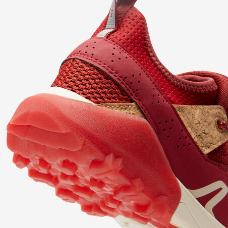 Chaussures respirantes de marche nordique NW 500 rouge