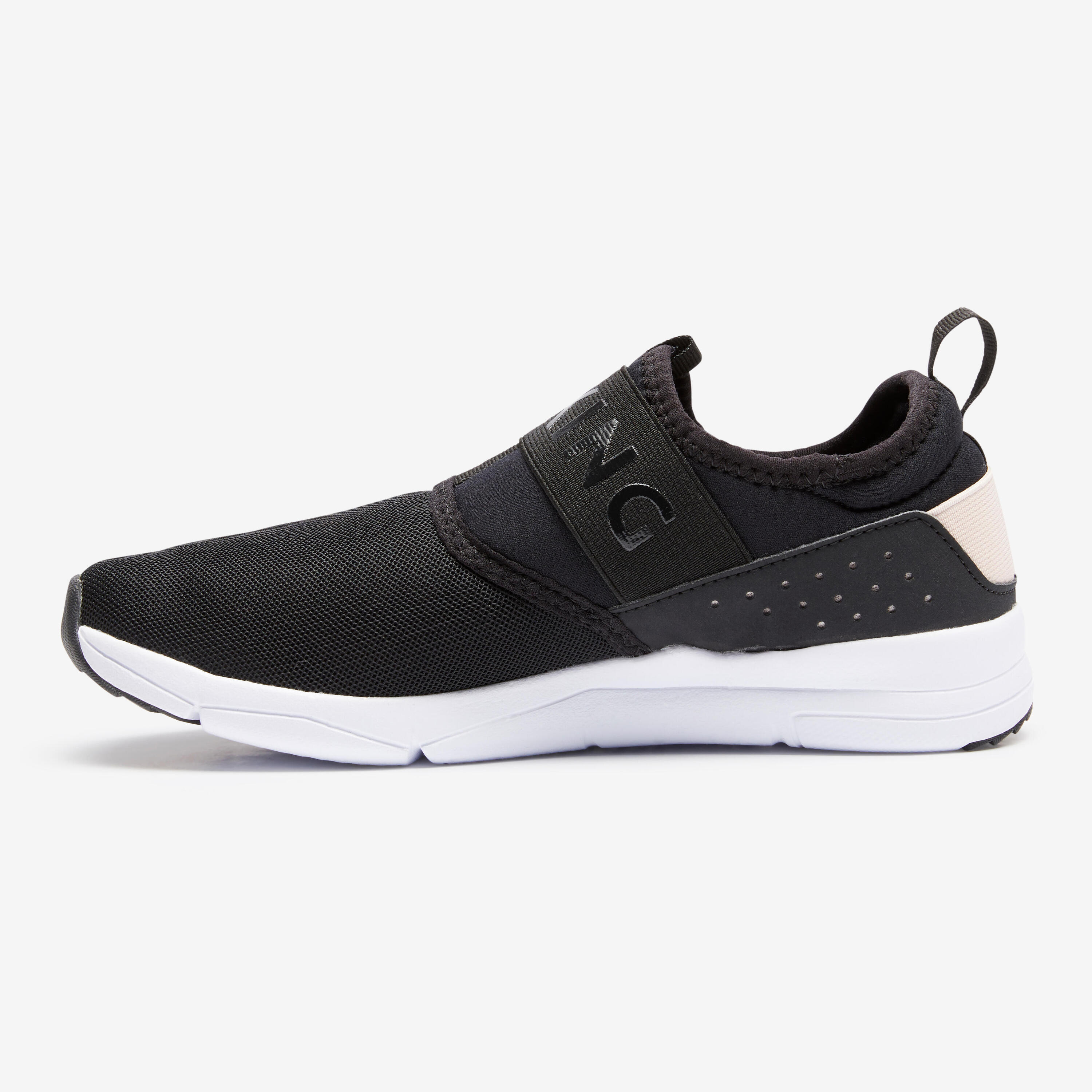 Women's City Walking Shoes PW 160 Slip-On - black 3/8