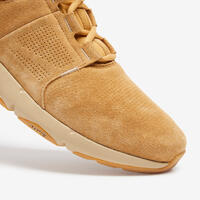 Chaussures cuir marche urbaine homme Actiwalk Comfort Leather camel