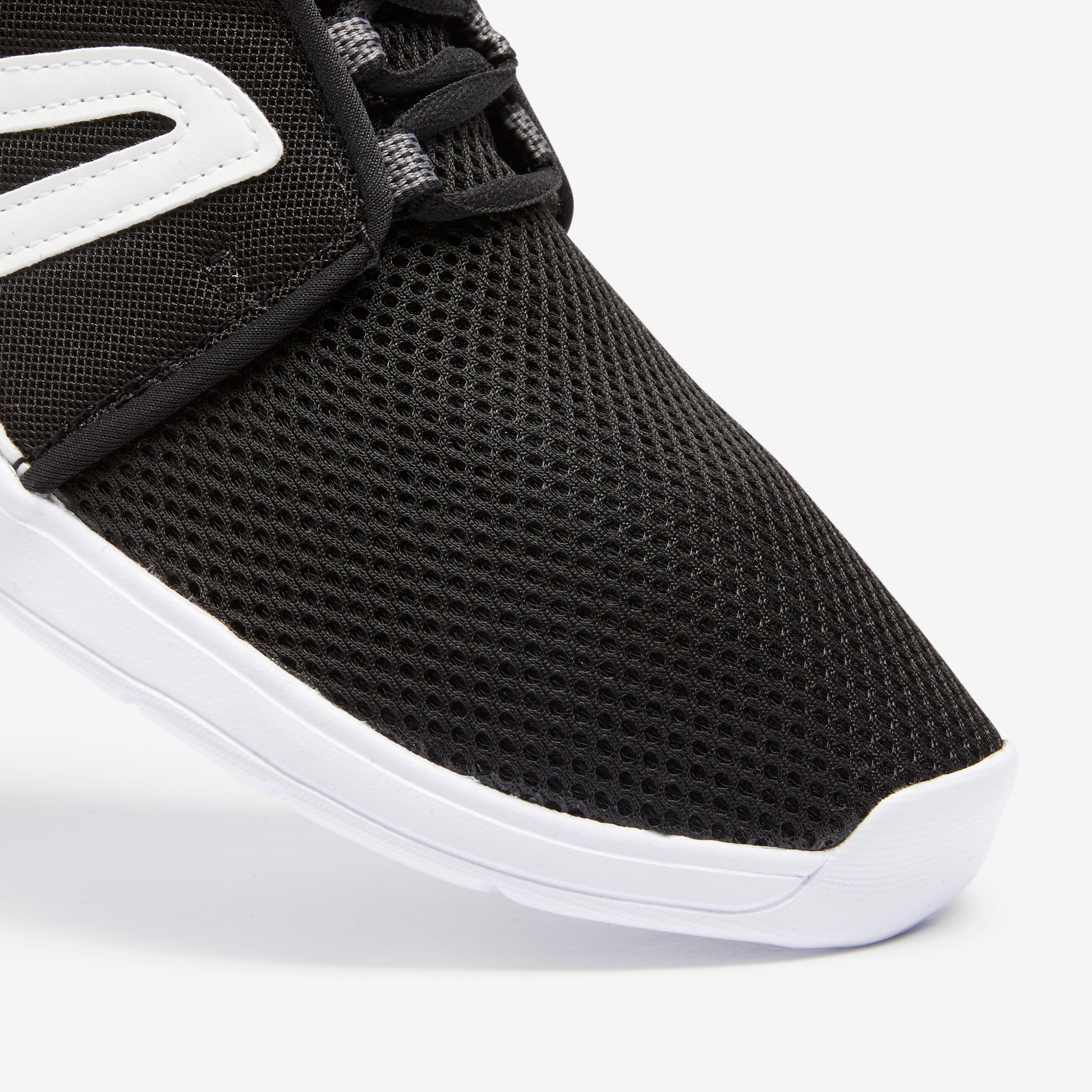 Soft 140 Mesh Men's Urban Walking Shoes - Black/White 5/8