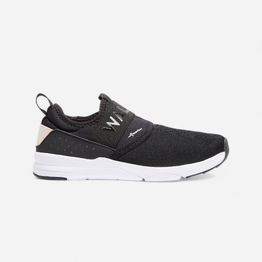 Chaussures marche urbaine femme PW 160 Slip On noir