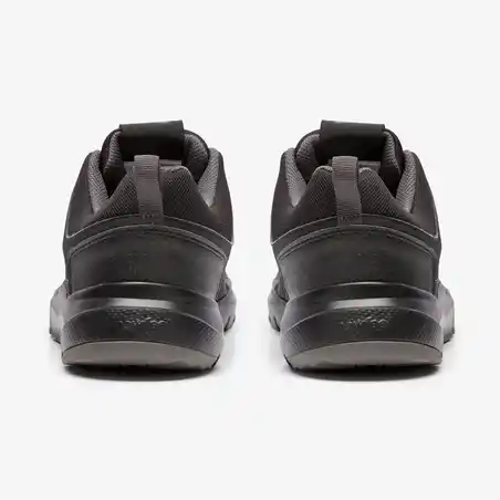 HW 100 men's fitness walking shoes - black