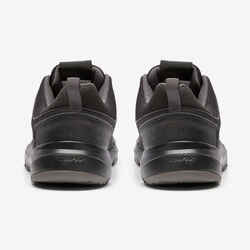 Ανδρικά παπούτσια για έντονο περπάτημα HW 100 - μαύρο