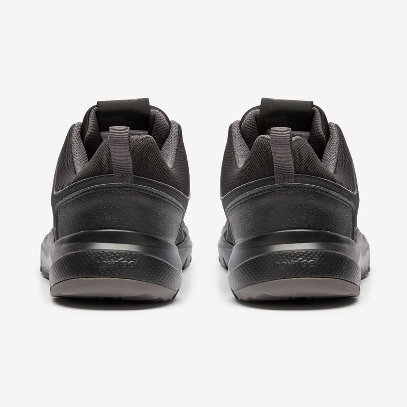 Sneakers voor sportief wandelen heren HW 100 zwart