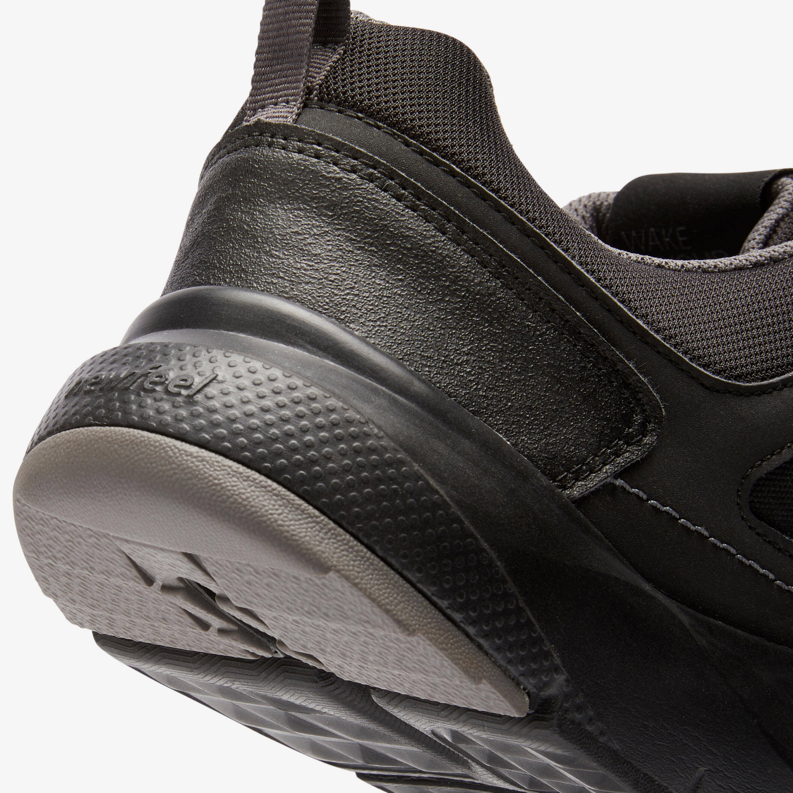 Men Walking Shoe, EVA Sole, Lightweight and Water Repellant HW 100 - Black -  5