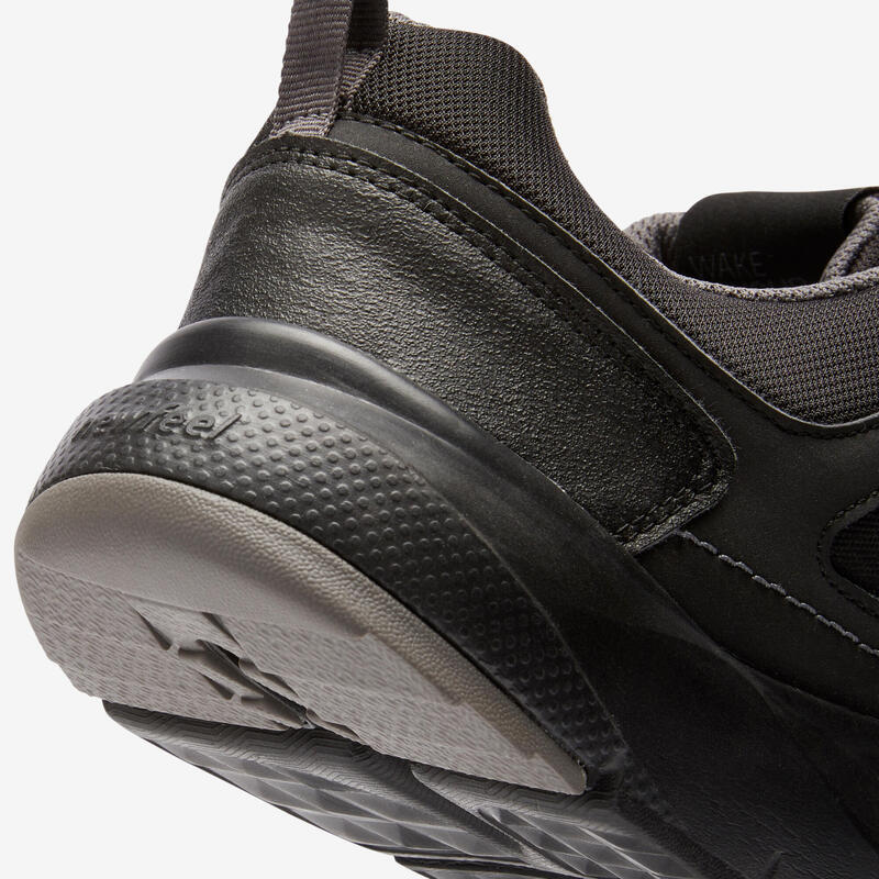 Sneakers voor sportief wandelen heren HW 100 zwart
