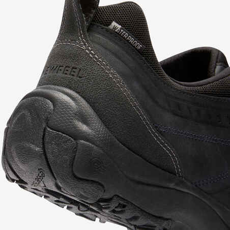 Nakuru Waterproof Men's Urban Waterproof Walking Shoes - Black Leather