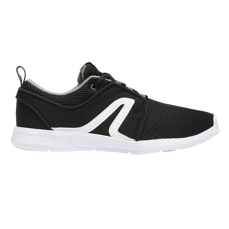 Chaussures marche urbaine homme Soft 140 Mesh noir / blanc