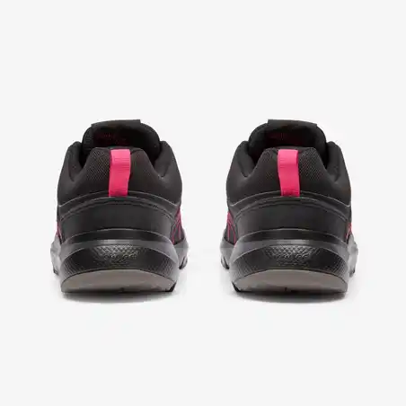 Sepatu Jalan Wanita HW100 - hitam/merah muda