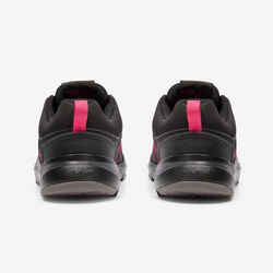 Γυναικεία παπούτσια για έντονο περπάτημα HW 100 - μαύρο/ροζ
