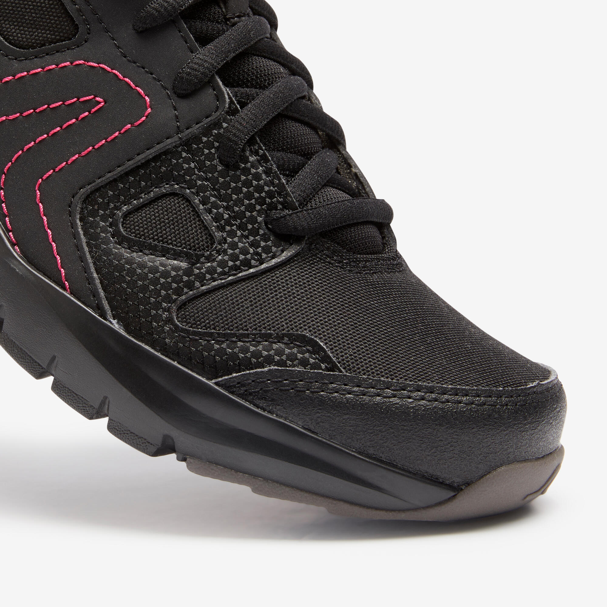 Sneakers voor sportief wandelen dames HW 100 zwart / roze | NEWFEEL |  Decathlon.nl