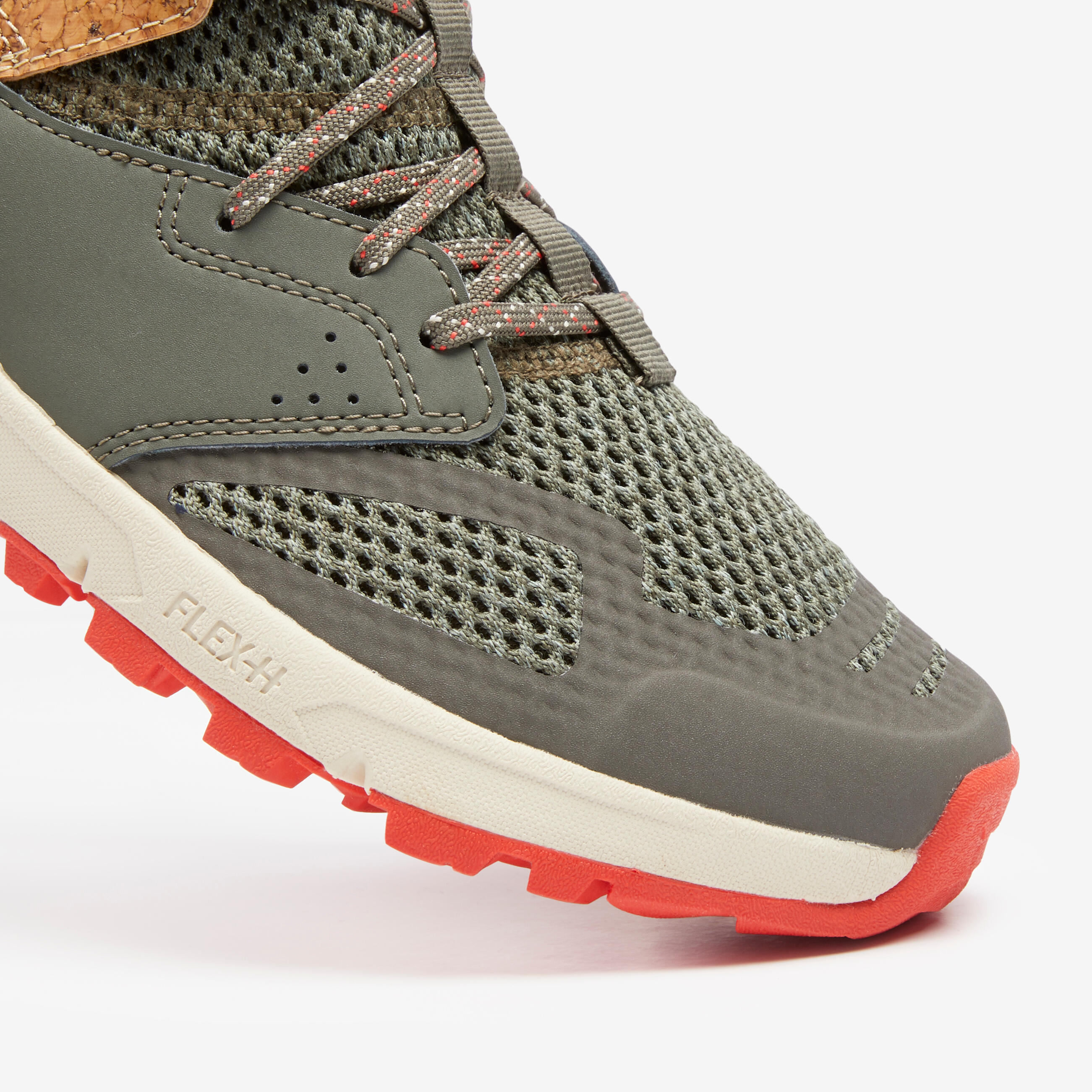 Chaussures respirantes de marche nordique homme NW 500 kaki 4/8