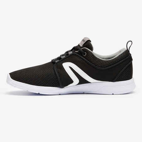 Chaussures marche urbaine homme Soft 140 Mesh noir / blanc