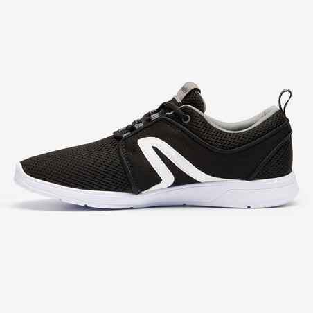 Soft 140 Mesh men's fitness walking shoes - black / white