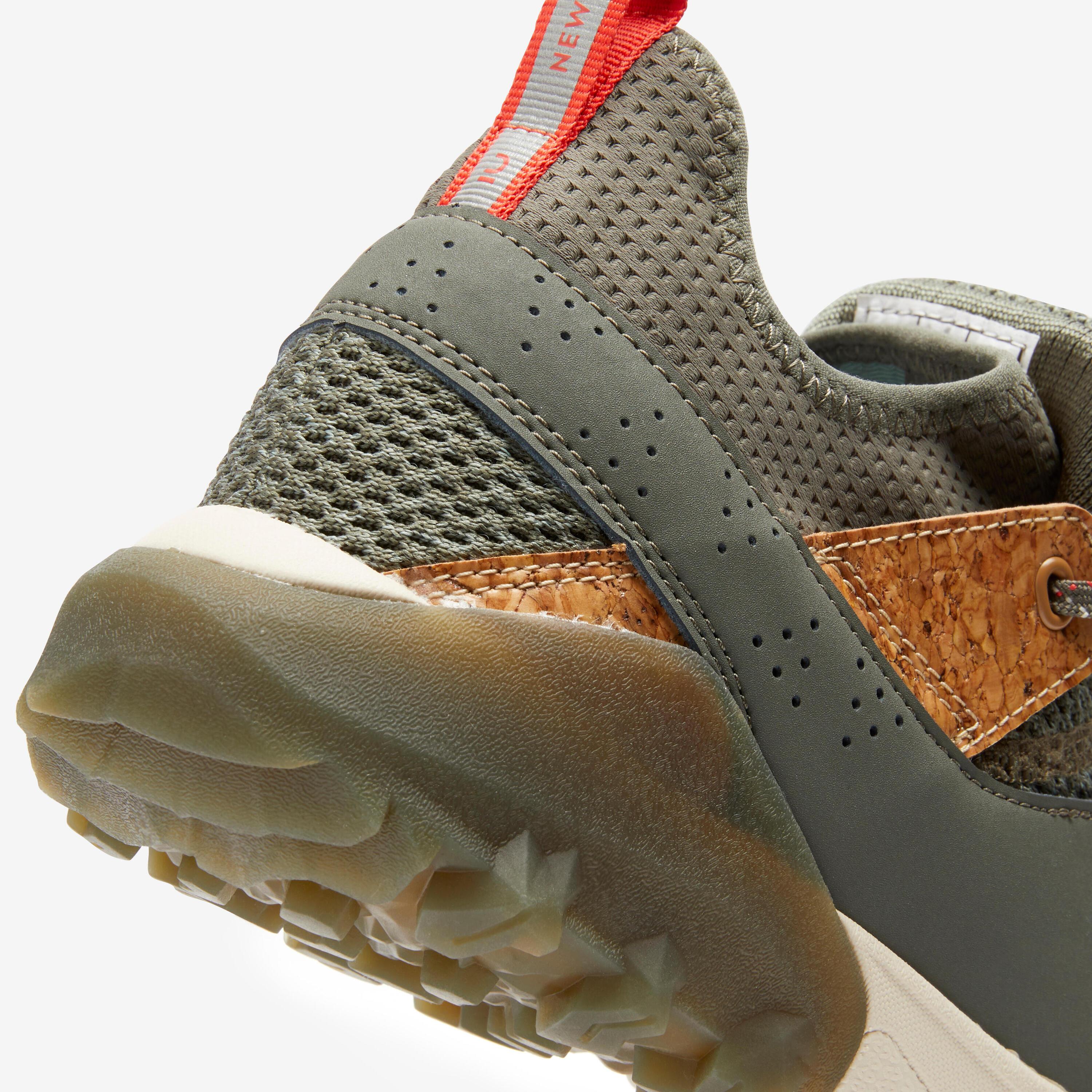 Chaussures respirantes de marche nordique homme NW 500 kaki 3/8