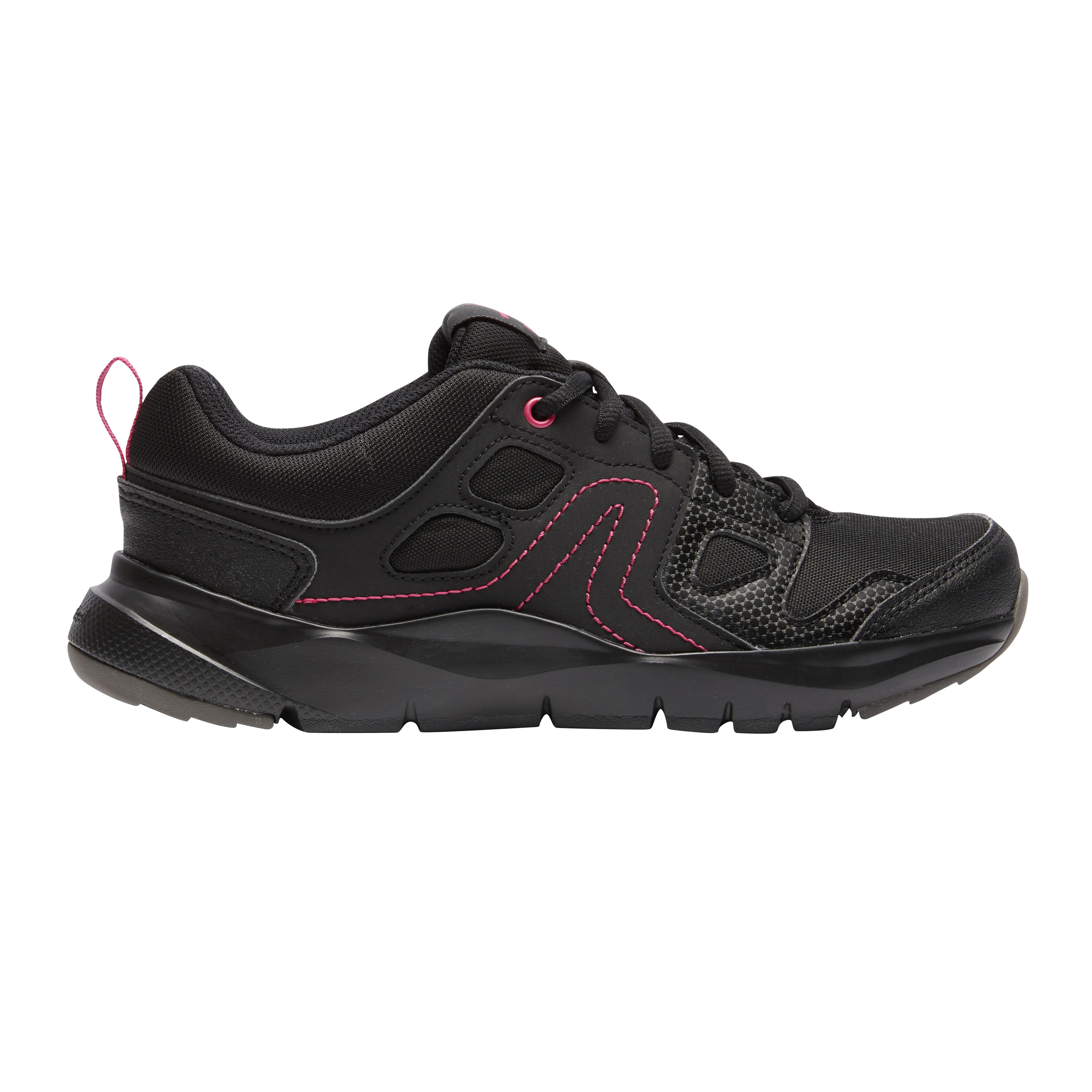 Chaussures marche active femme HW 100 noir rose Decathlon Cote