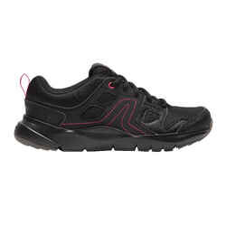 Γυναικεία παπούτσια για έντονο περπάτημα HW 100 - μαύρο/ροζ