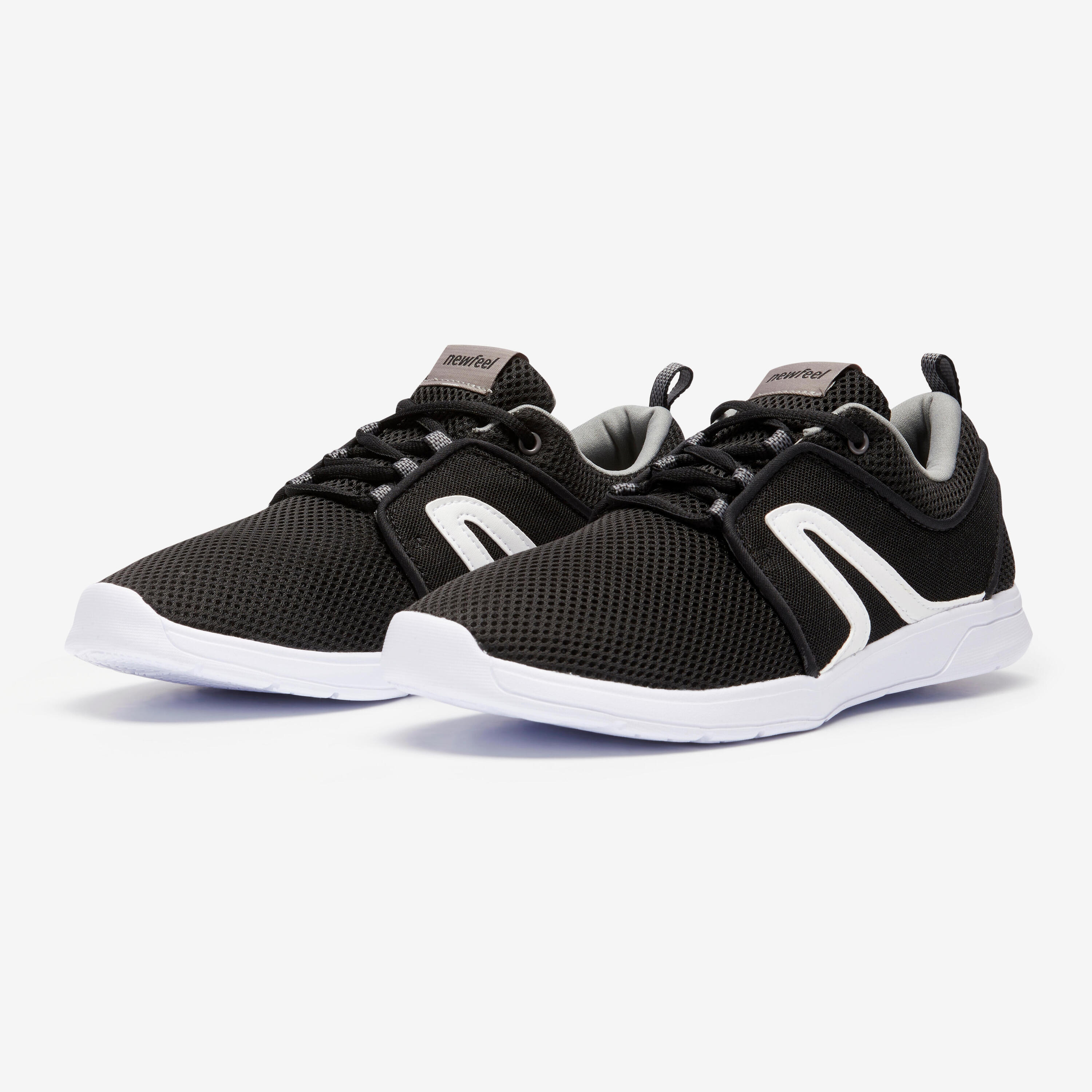 Soft 140 Mesh Men's Urban Walking Shoes - Black/White 7/8