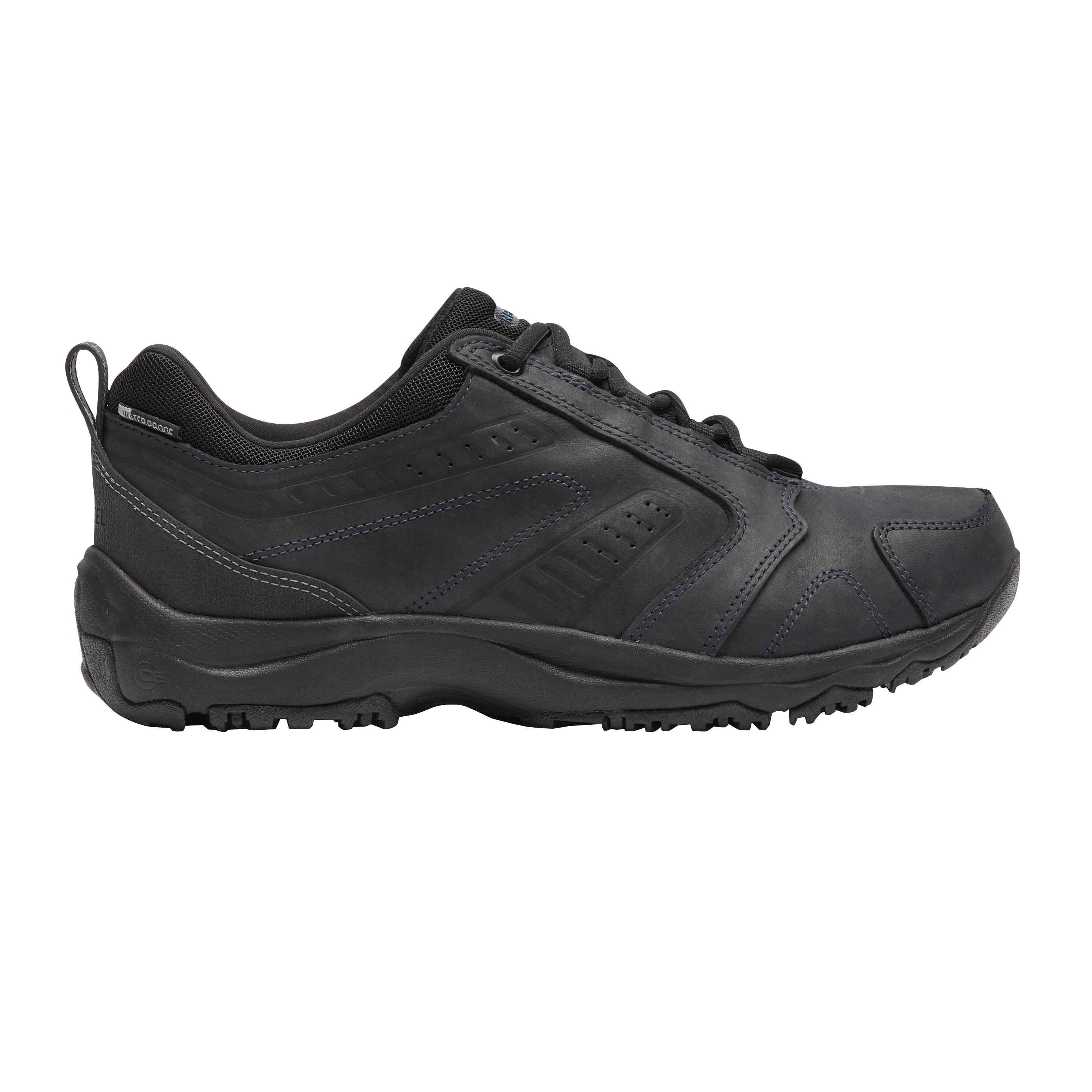 Nakuru Waterproof Men's Urban Waterproof Walking Shoes - Black Leather 3/25