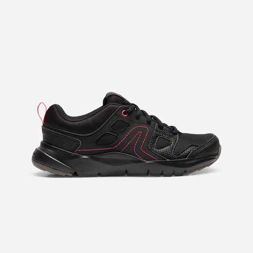 
      Women's Active Walking Shoes HW 100 - black/pink
  