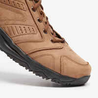 נעלי הליכה אורבניות לגברים, עור, דגם Nakuru Comfort - חום