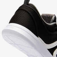 حذاء مشي بنسيج شبكي للرجال - Soft 140 أسود/ أبيض