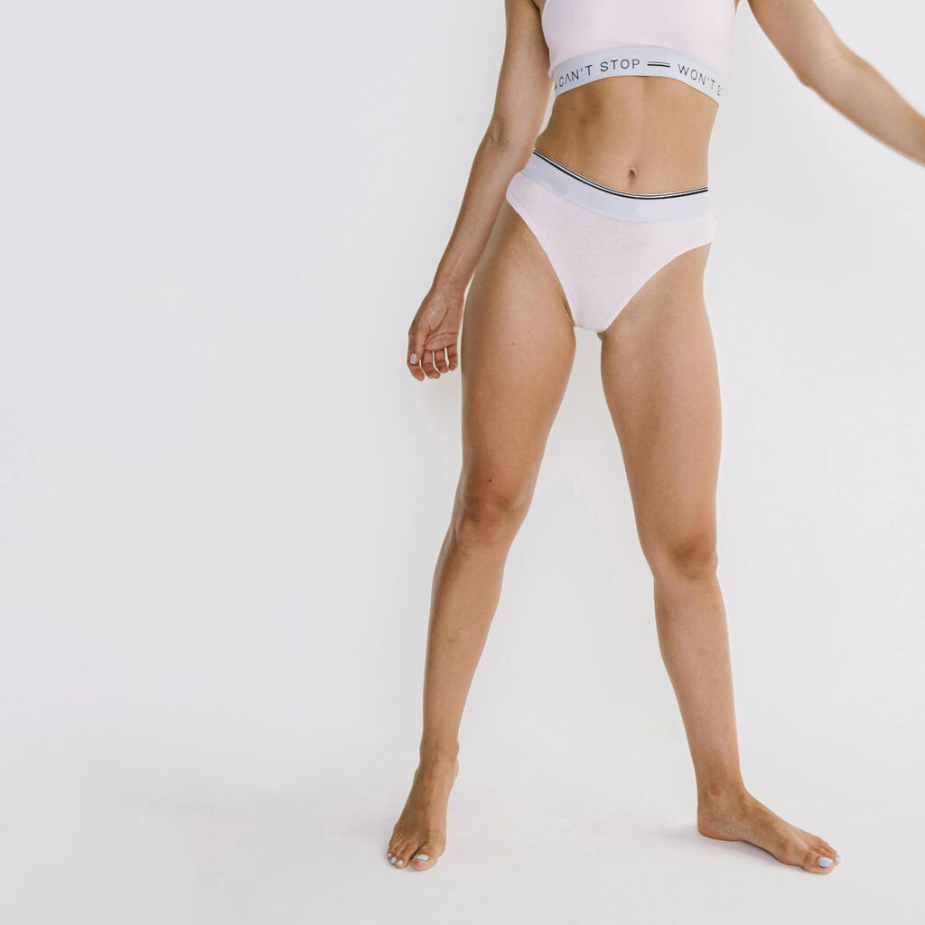 Cotton Fitness Knickers - Pink