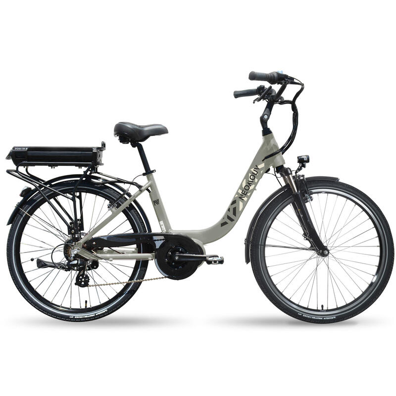 VÉLO VILLE ÉLECTRIQUE NEOMOUV KALYSO 2 28' GRIS 480Wh