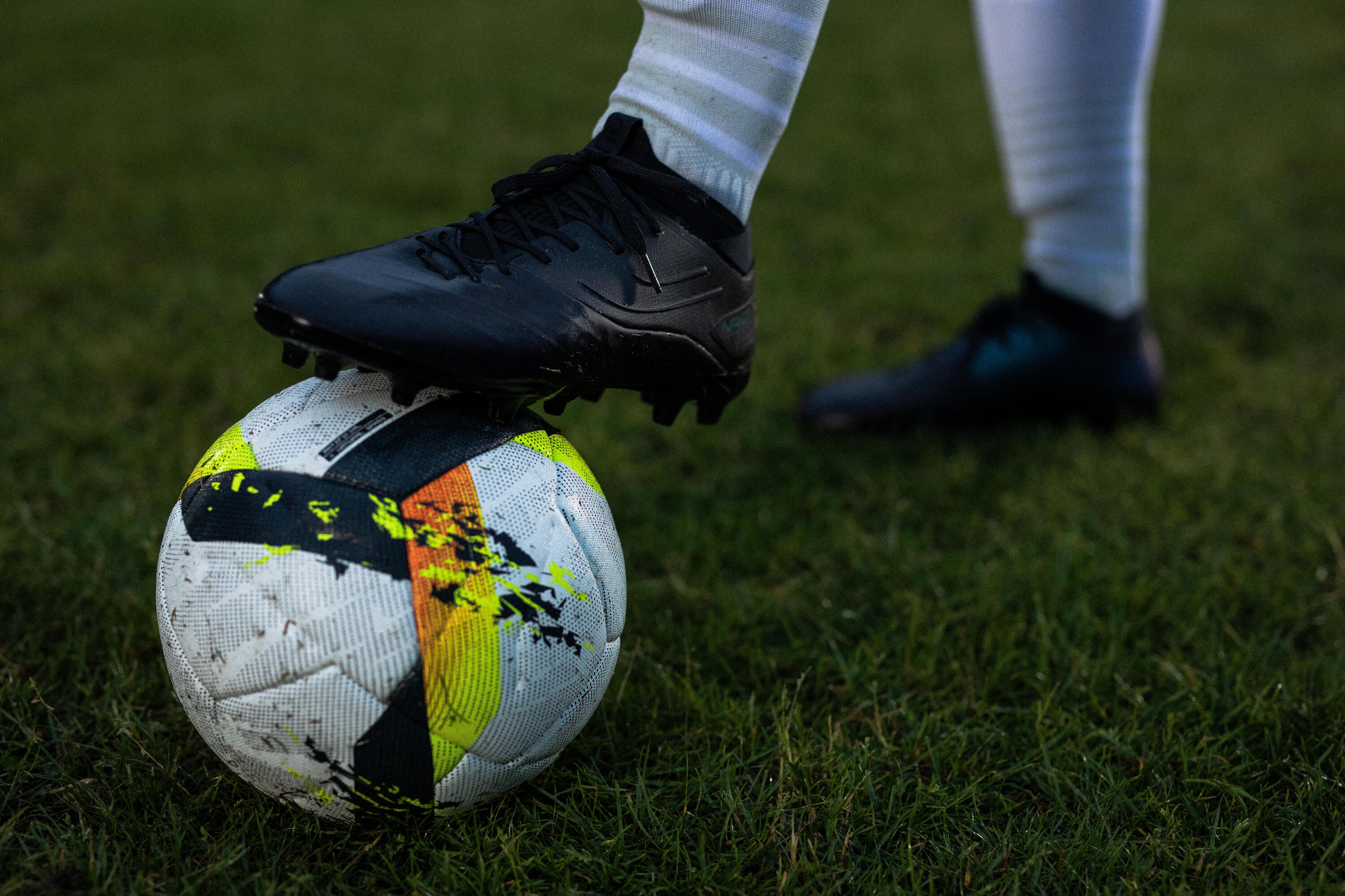 Scarpe calcio uomo VIRALTO IV SG cuoio nere 9/9