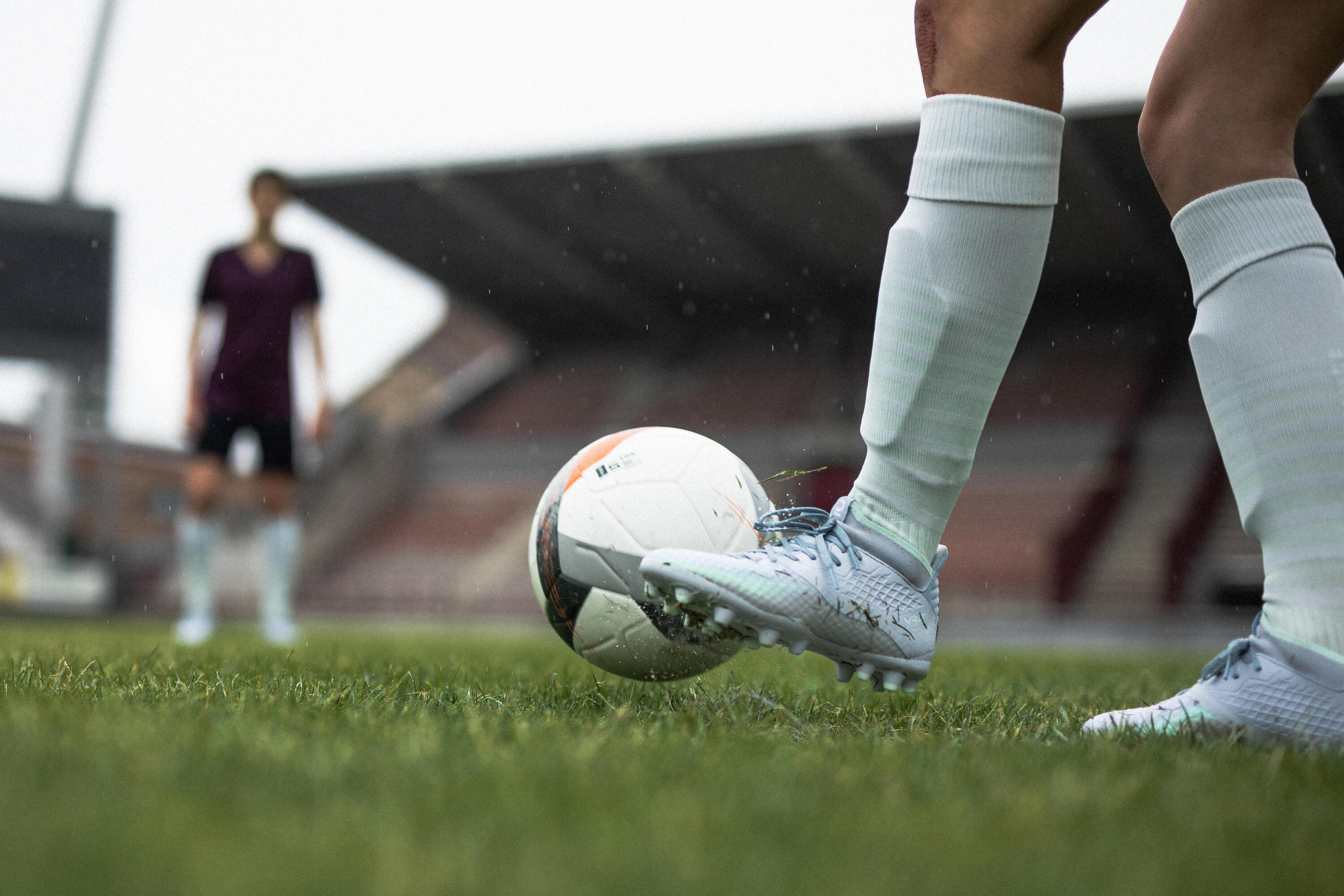Women's MG Football Boots Viralto+ III - Grey 10/18