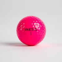 BOLAS GOLF x12 - INESIS SOFT 500 ROSA