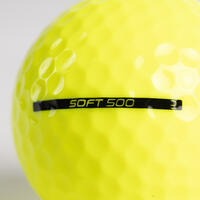 Soft 500 Golf Ball x12 - Yellow