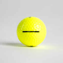 Golf balls x12 - INESIS Soft 500 yellow