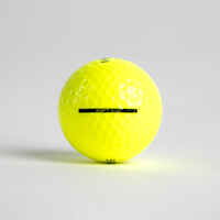 Golf balls x12 - INESIS Soft 500 yellow