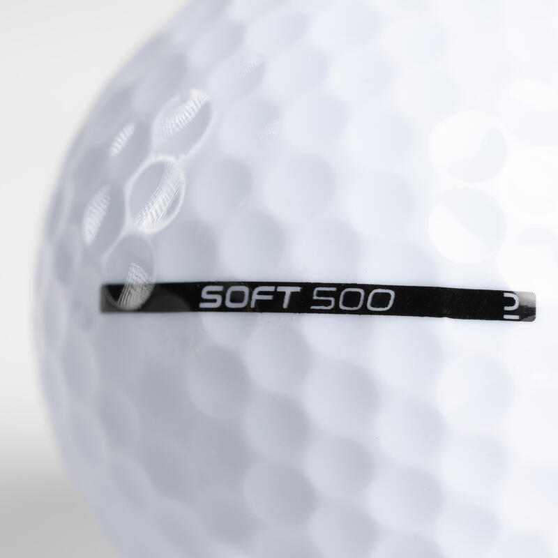 BOLA DE GOLF SOFT 500 BRANCO (CONJUNTO DE 12)