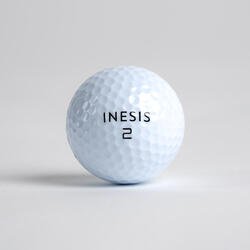 Balles golf x12 - INESIS Soft 500 blanc