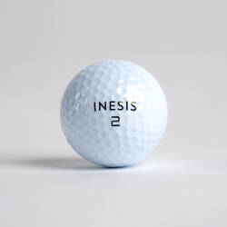 GOLF BALLSx12 - INESIS SOFT 500 WHITE