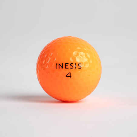 GOLF BALLS x12 - INESIS SOFT 500 ORANGE