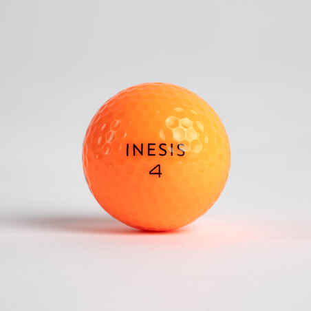 Golfo kamuoliukai „Inesis Soft 500“, 12 vienetų, oranžiniai