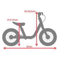 12 inch kids balance bike runride 900 - yellow