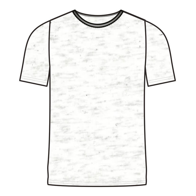 T-shirt de Ginástica e Pilates em Algodão Extensível