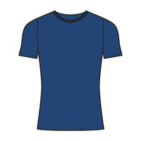 T-shirt Slim fitness homme - 500 bleu outremer