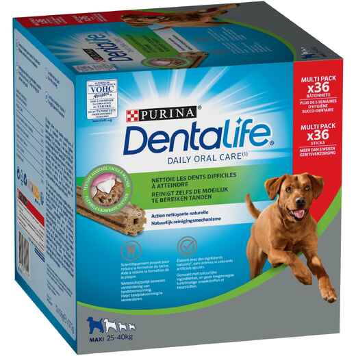 
      Uzkodas lielo suņu šķirnēm 25‒40 kg “Dentalife Purna Maxi”
  