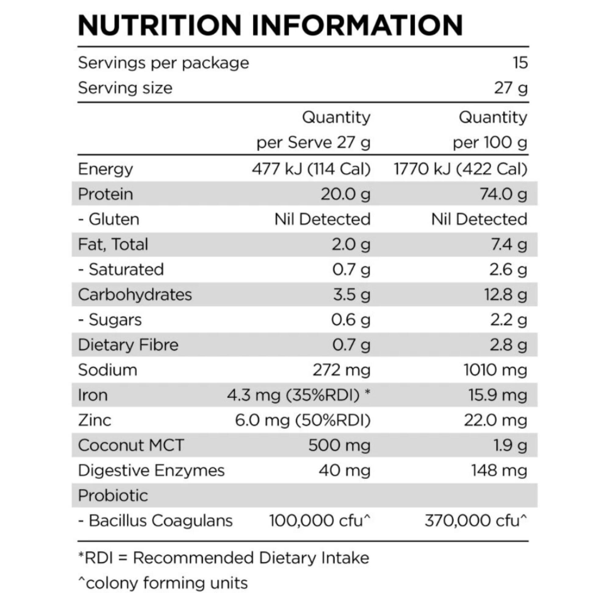 Prana On Shakes Vanilla