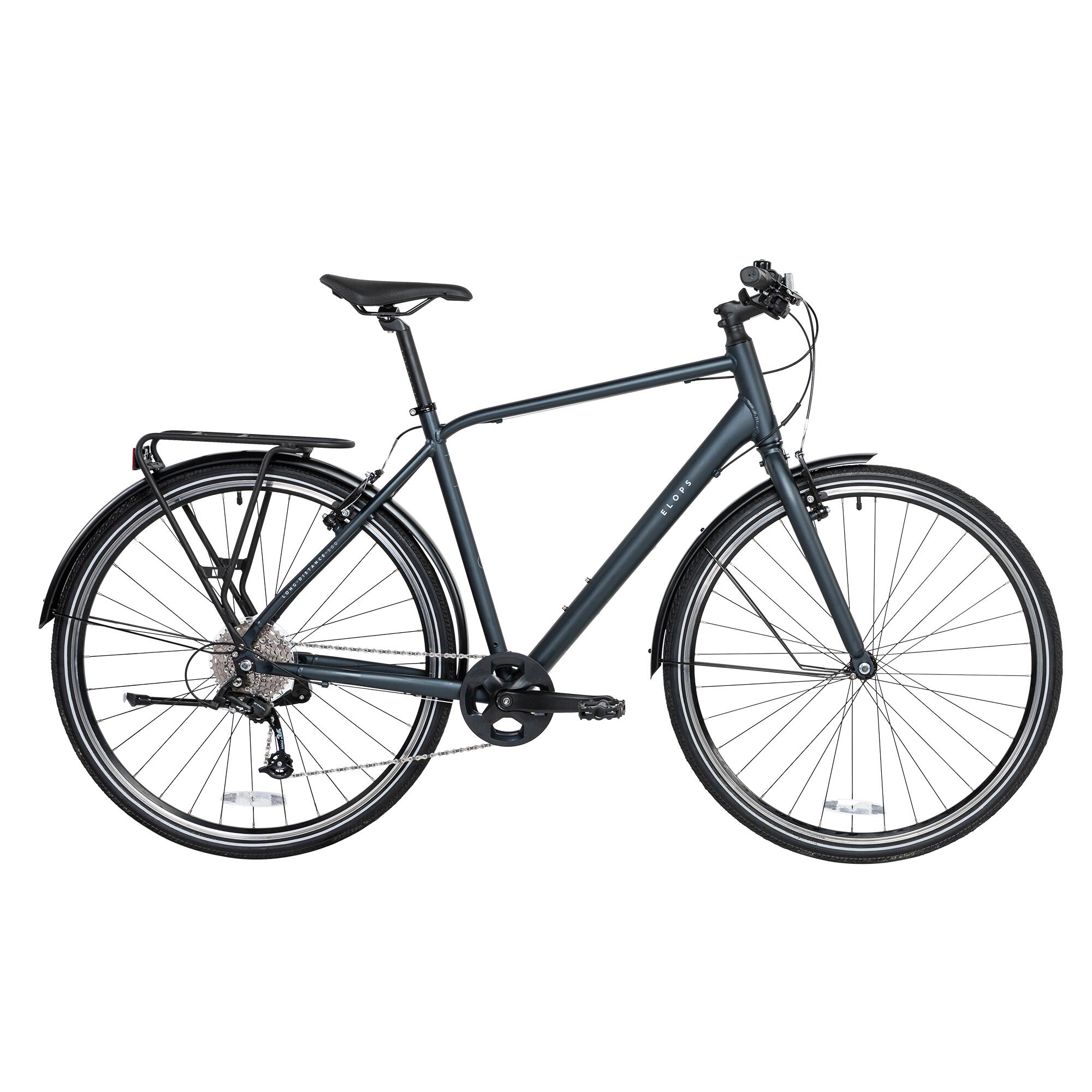 Men s city long distance bike 500