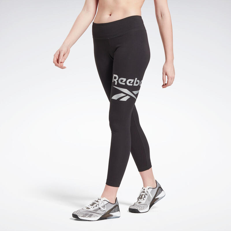 

Легинсы для фитнеса и кардиотренировок женские Reebok черные, X8742566