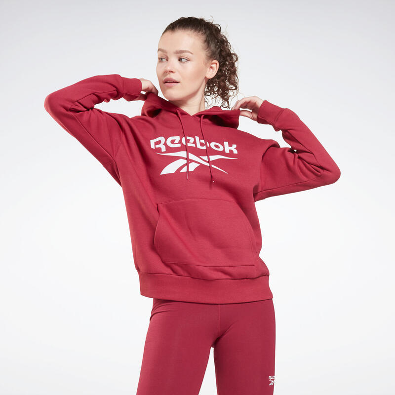 

Худи для фитнеса женский Reebok красный, X8743695
