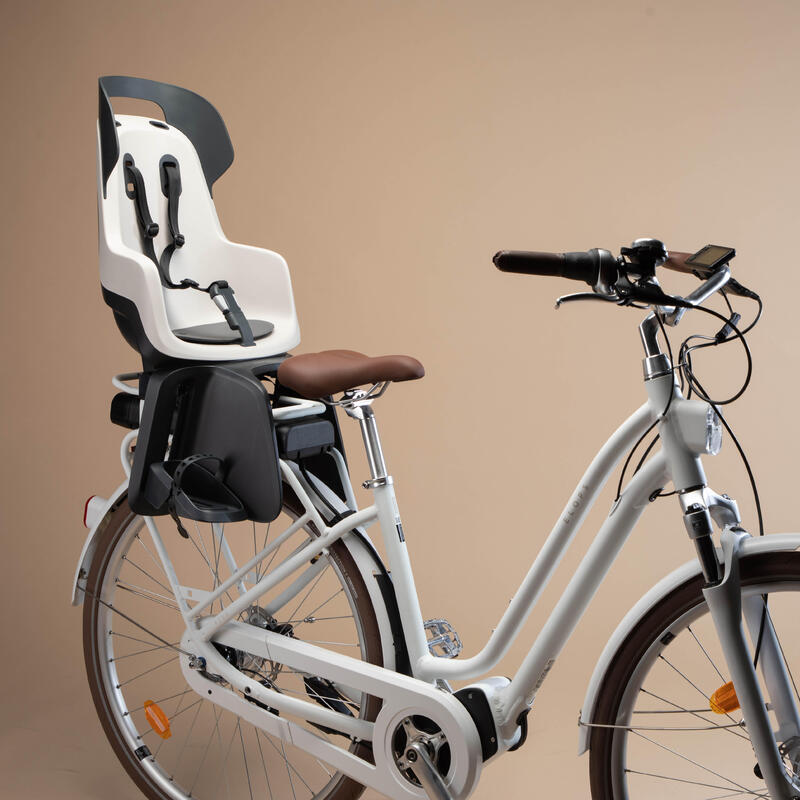 Bici città elettrica a pedalata assistita ELOPS 920E Connect telaio basso bianca